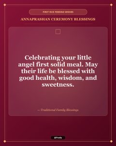 Annaprashan Ceremony Wishes 5