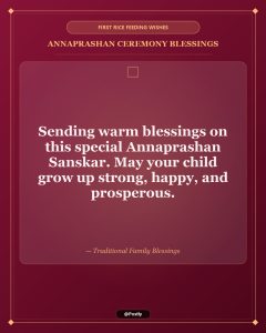 Annaprashan Ceremony Wishes 6