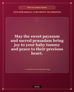 Annaprashan Ceremony Wishes 7