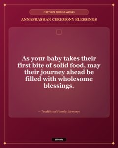 Annaprashan Ceremony Wishes 8