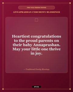 Annaprashan Ceremony Wishes 9