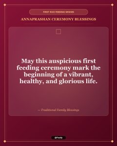 Annaprashan Ceremony Wishes 10