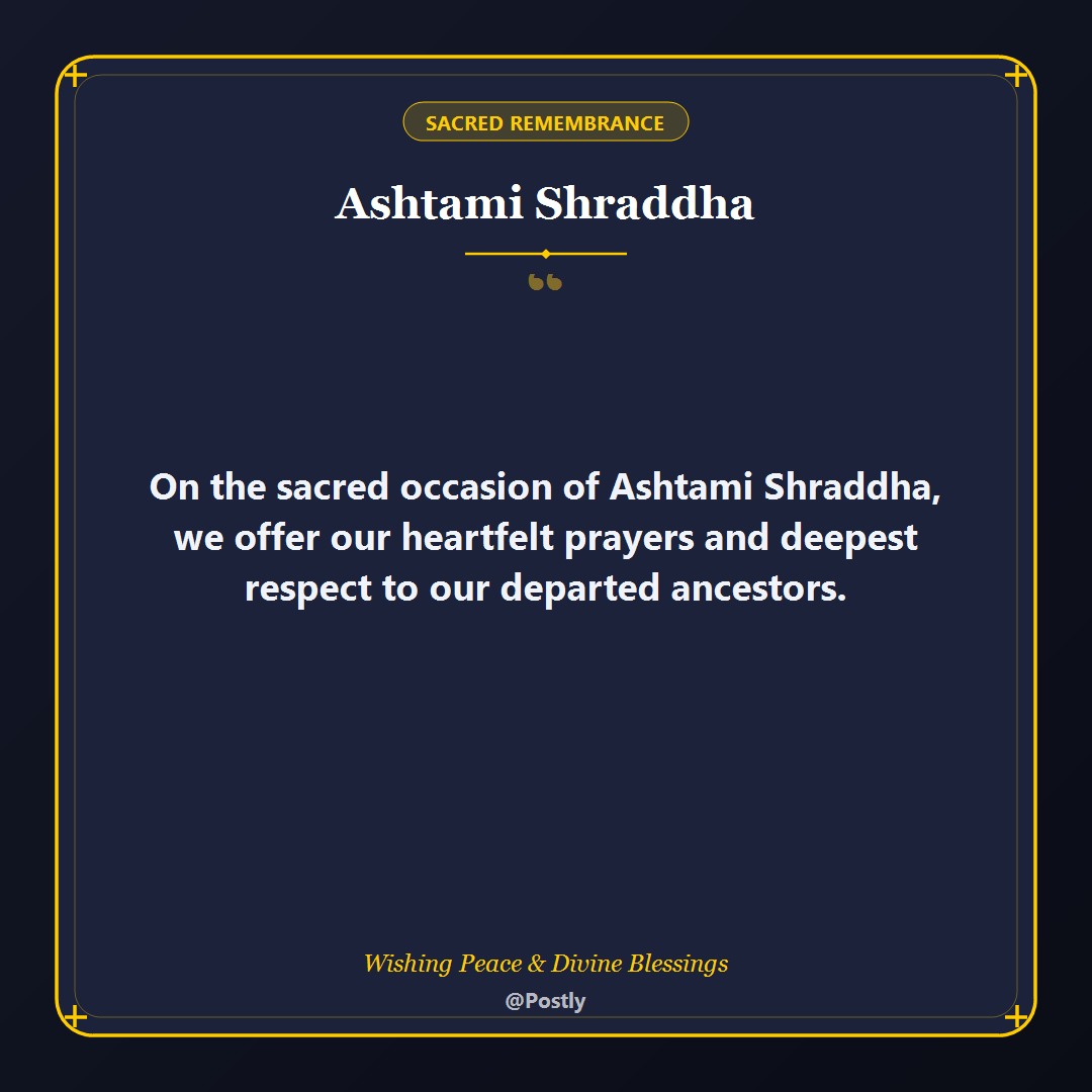 Ashtami Shraddha Wishes 1
