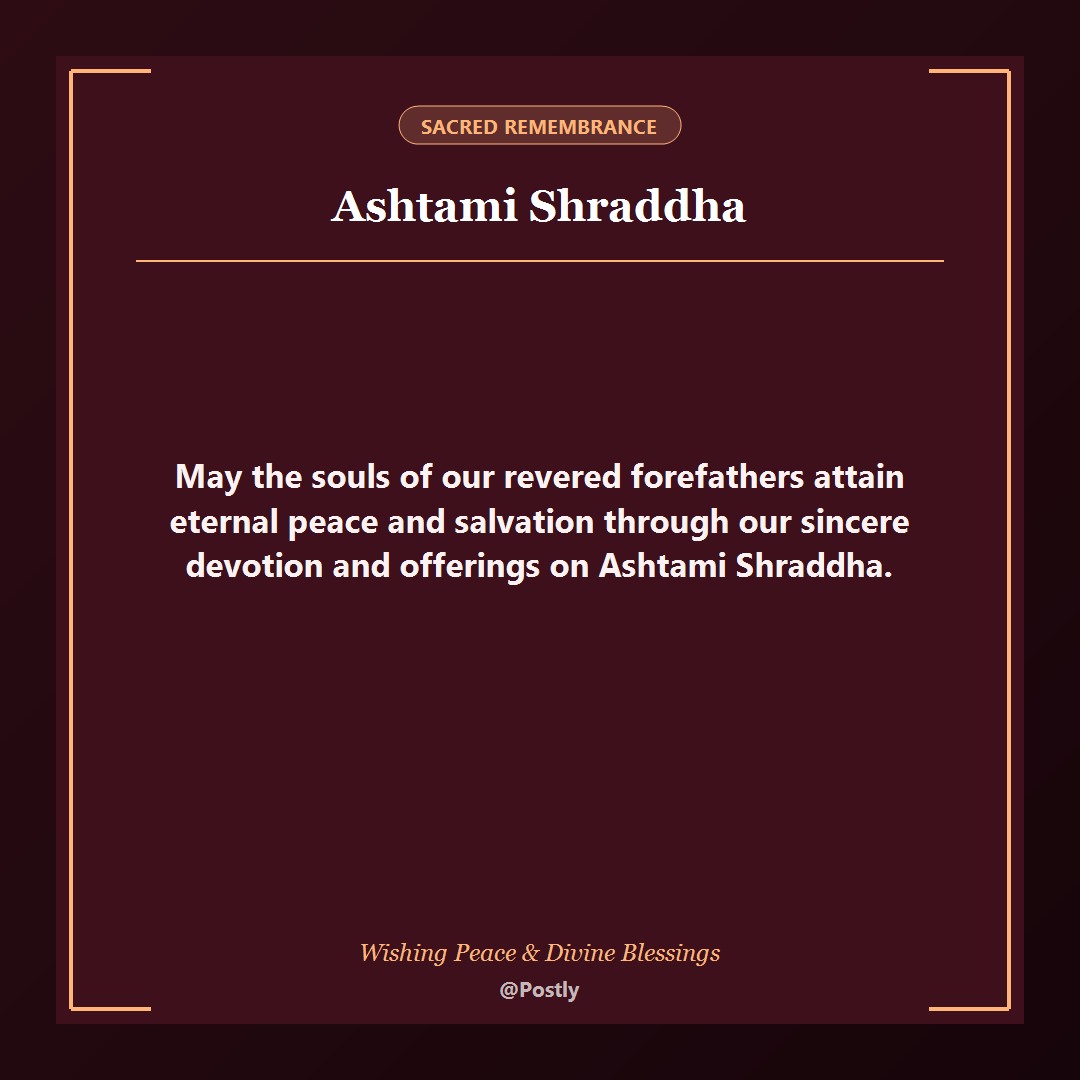 Ashtami Shraddha Wishes 2