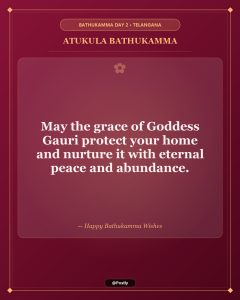 Atukula Bathukamma Wishes 10