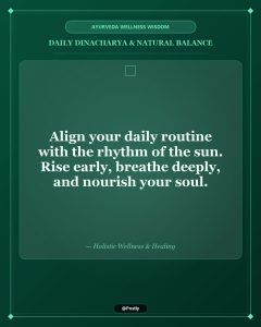 Ayurveda Daily Wellness Quotes 2