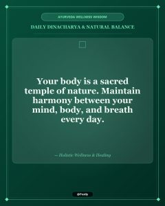 Ayurveda Daily Wellness Quotes 3