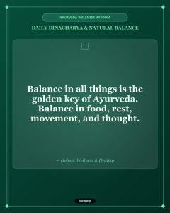 Ayurveda Daily Wellness Quotes 7