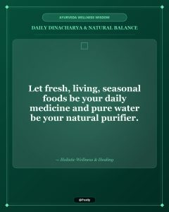 Ayurveda Daily Wellness Quotes 8