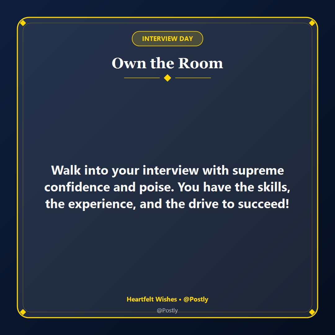Best Wishes for Job Interview 1