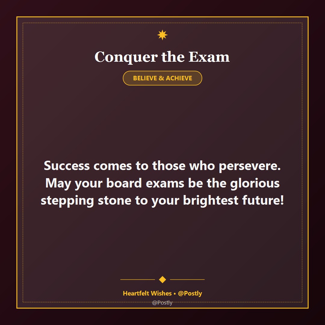 Board Exam Success Wishes 3