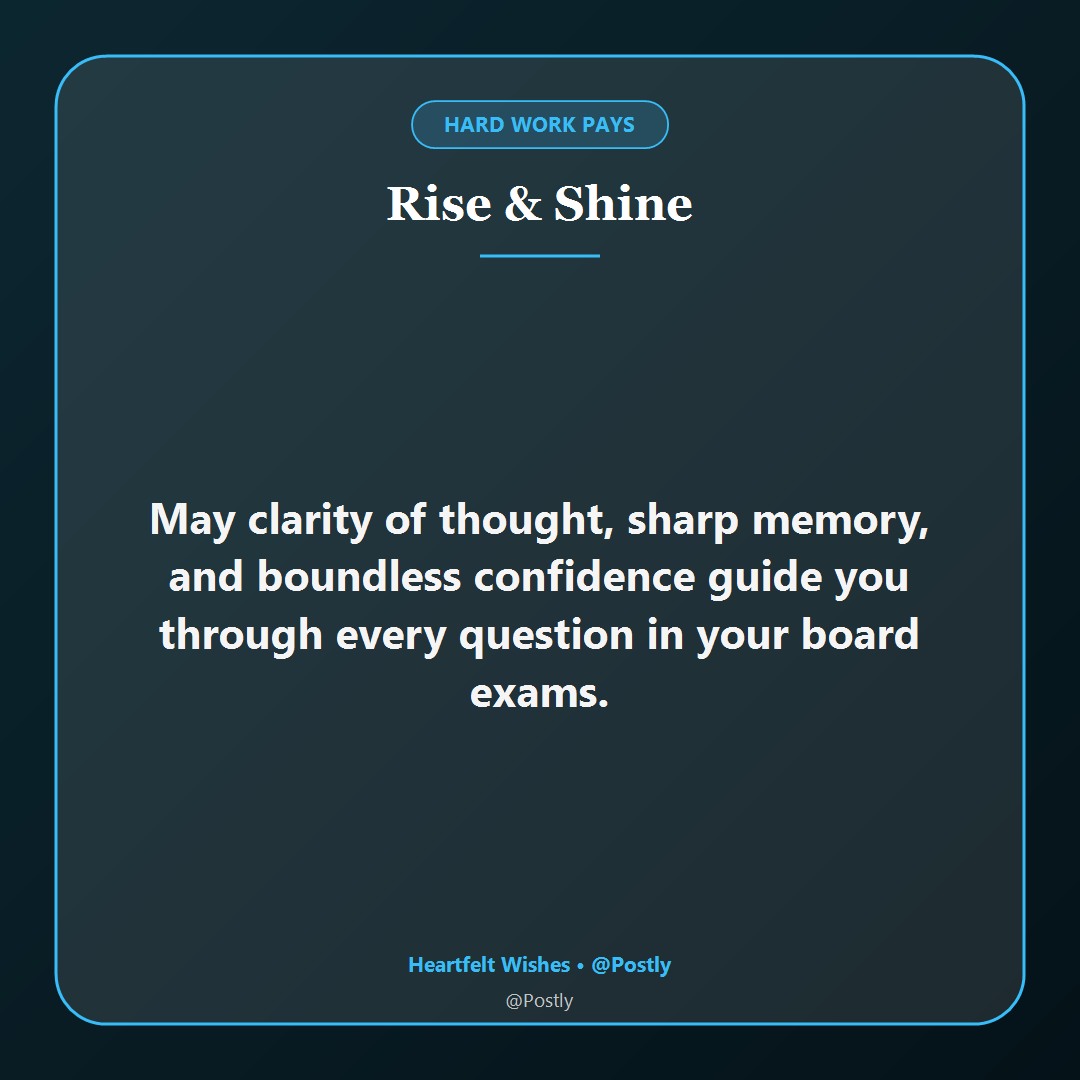 Board Exam Success Wishes 6