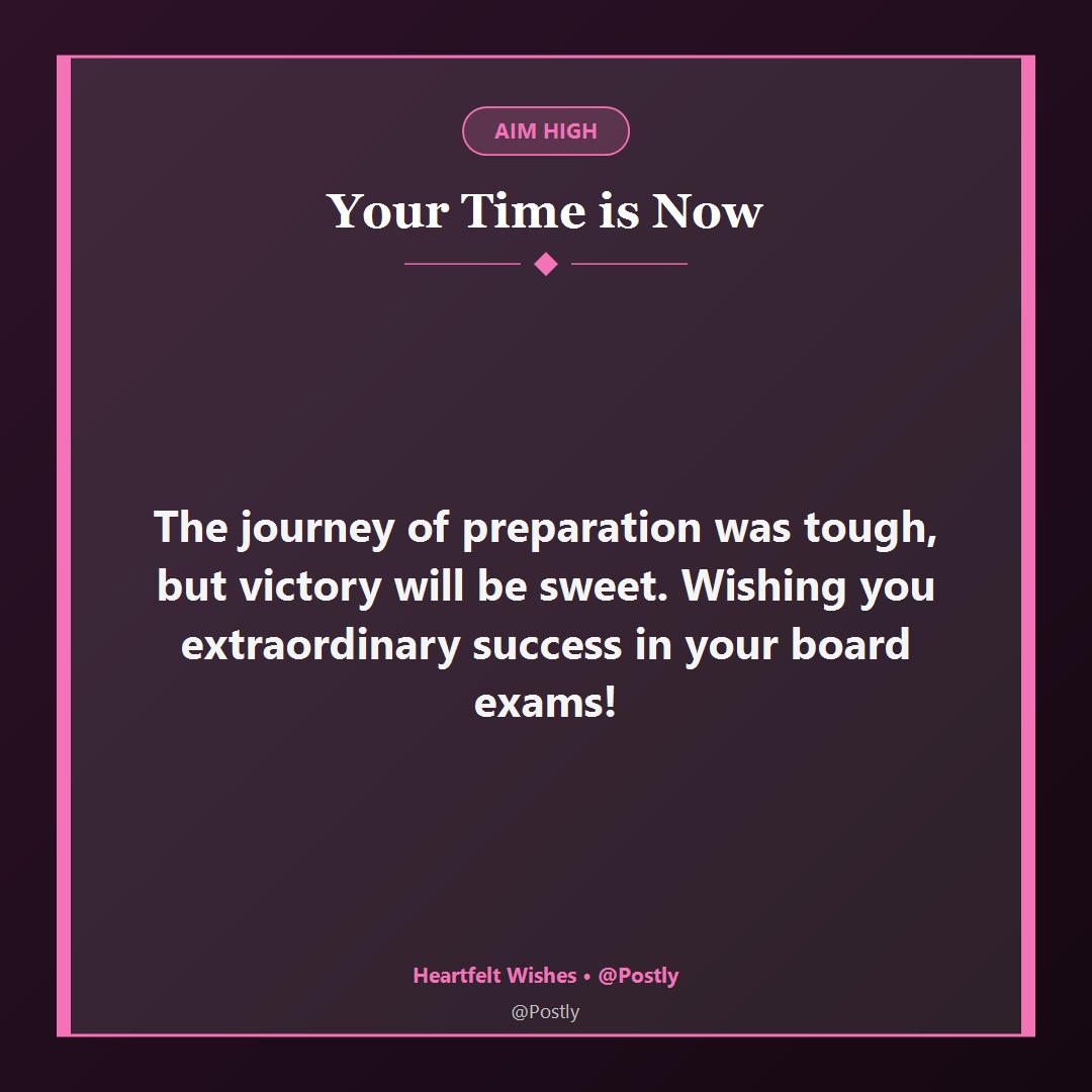 Board Exam Success Wishes 7