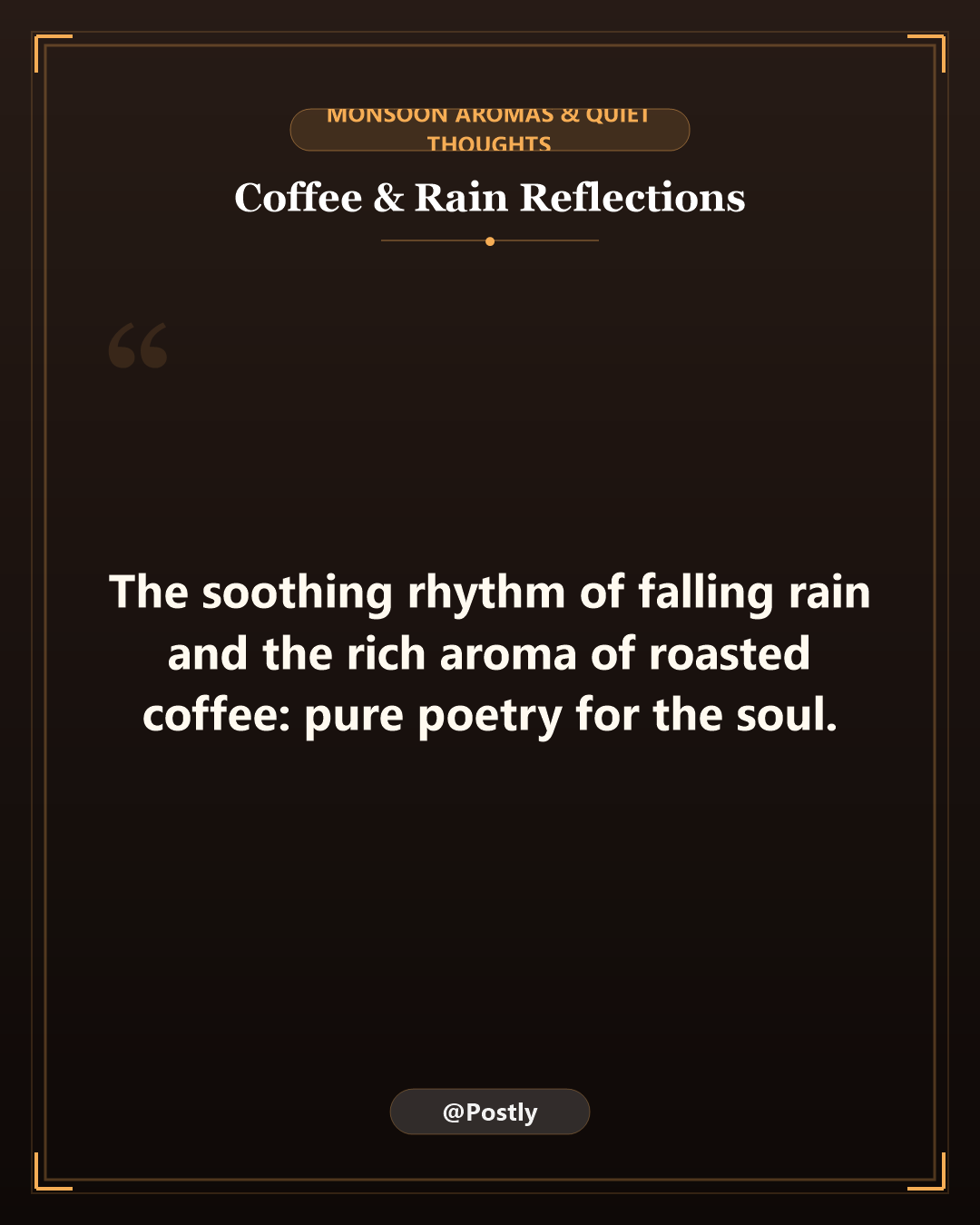 Coffee and Rain Quotes 1