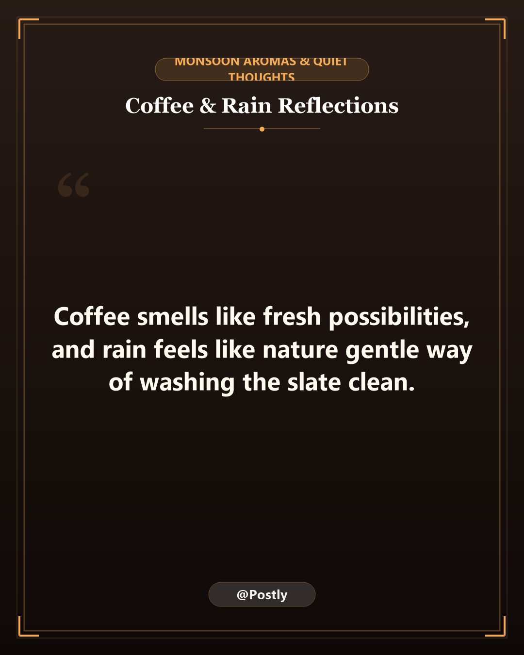 Coffee and Rain Quotes 3