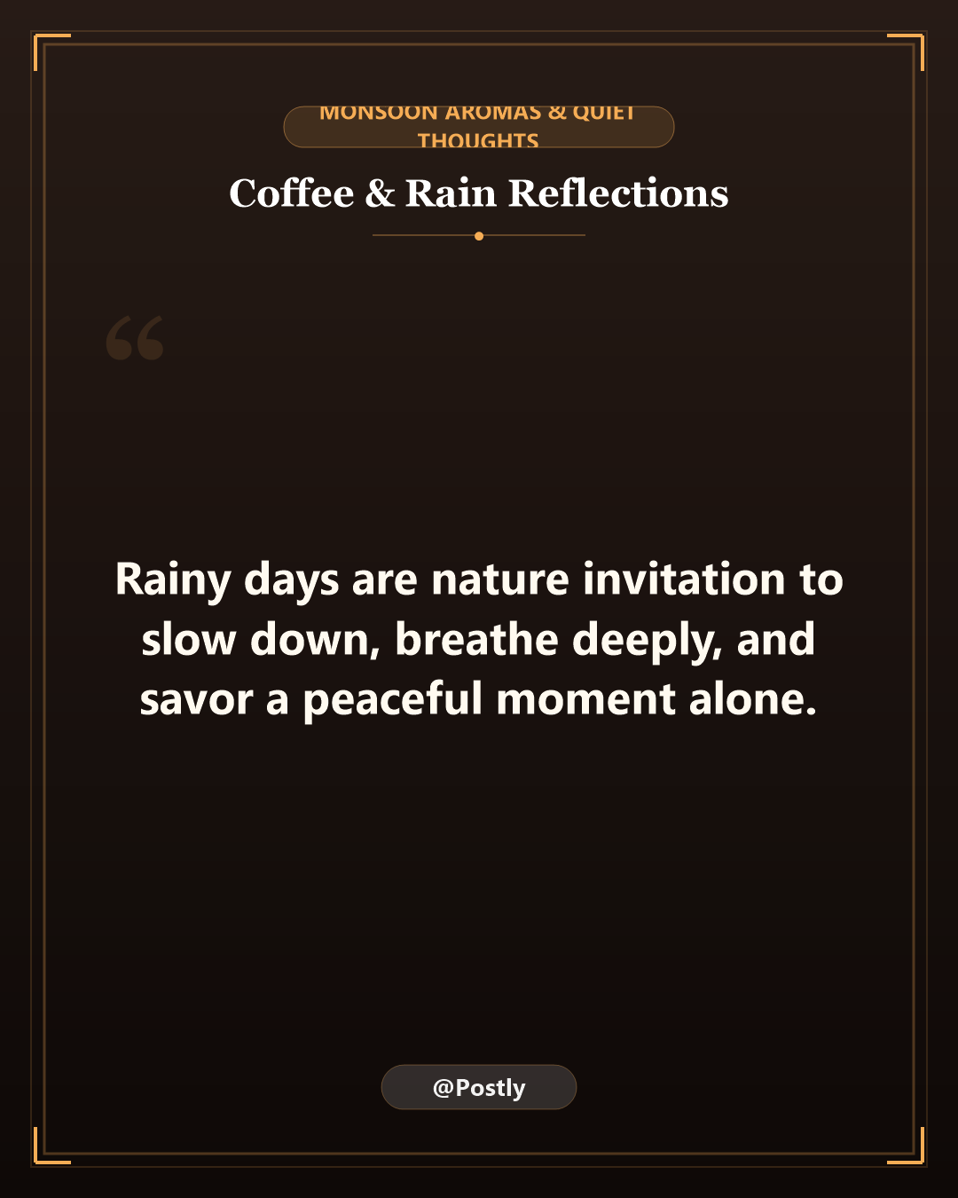 Coffee and Rain Quotes 6