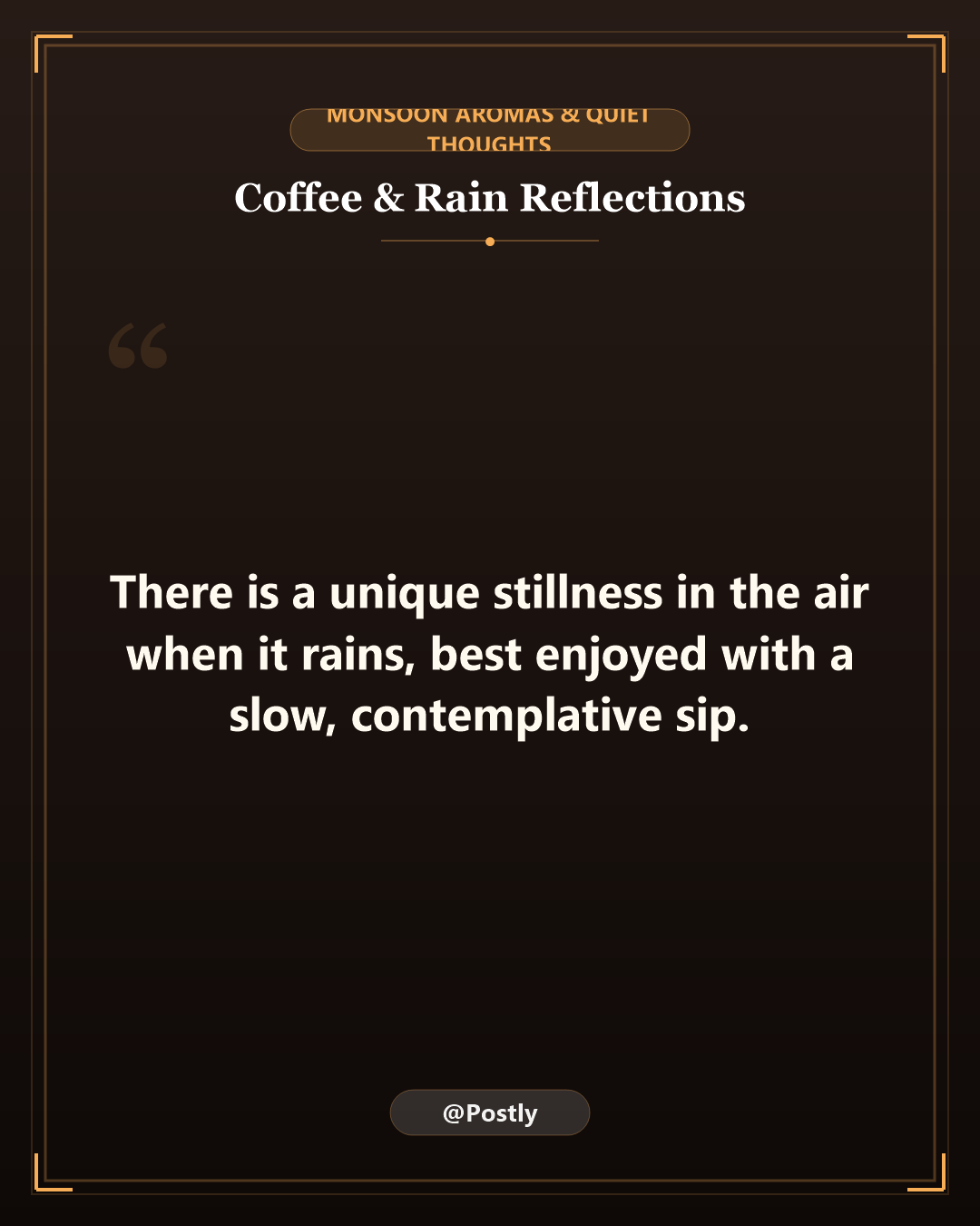 Coffee and Rain Quotes 8