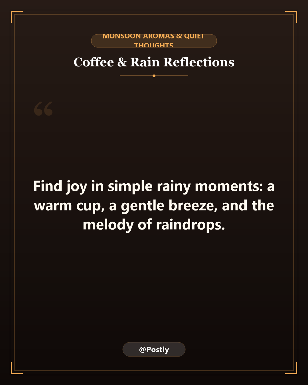 Coffee and Rain Quotes 10