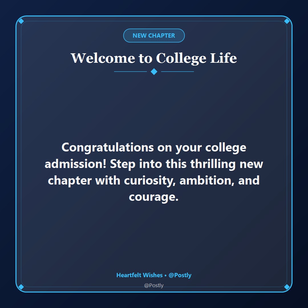 College Admission Wishes 1