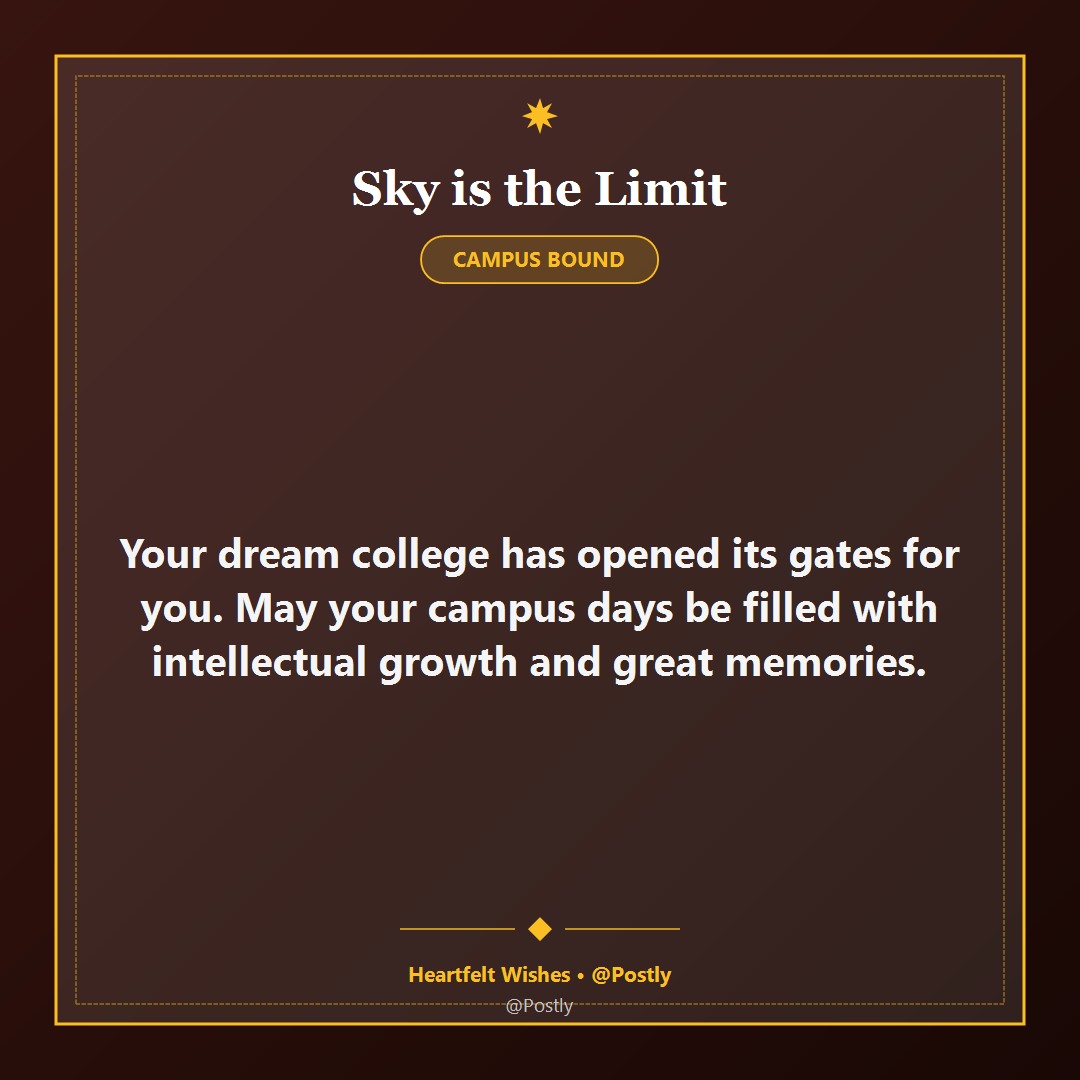 College Admission Wishes 3