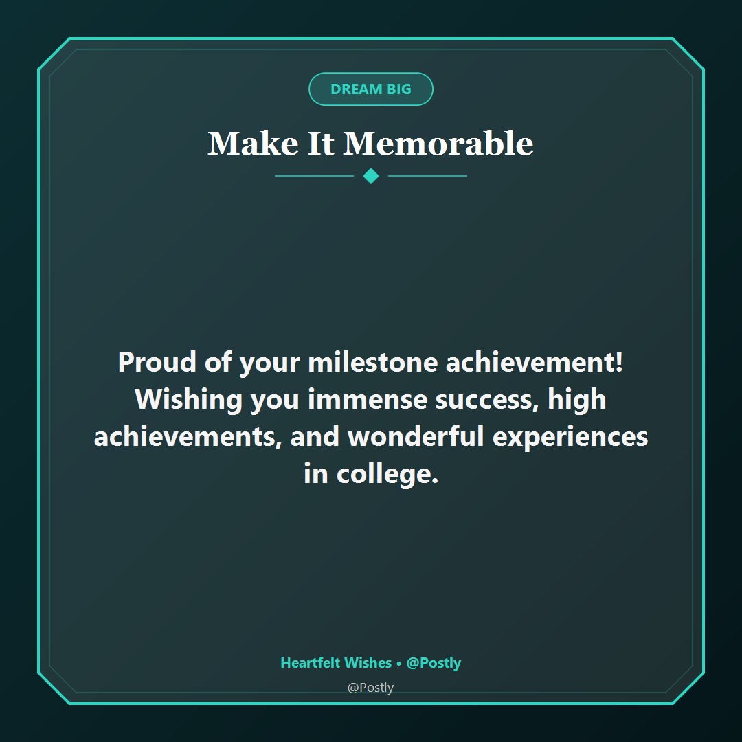 College Admission Wishes 5