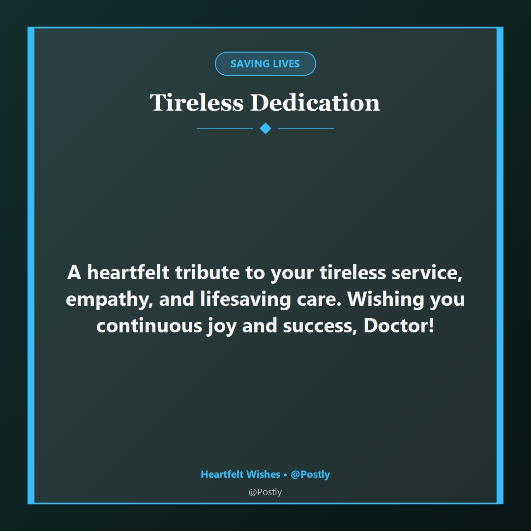 Doctor Appreciation Wishes 7