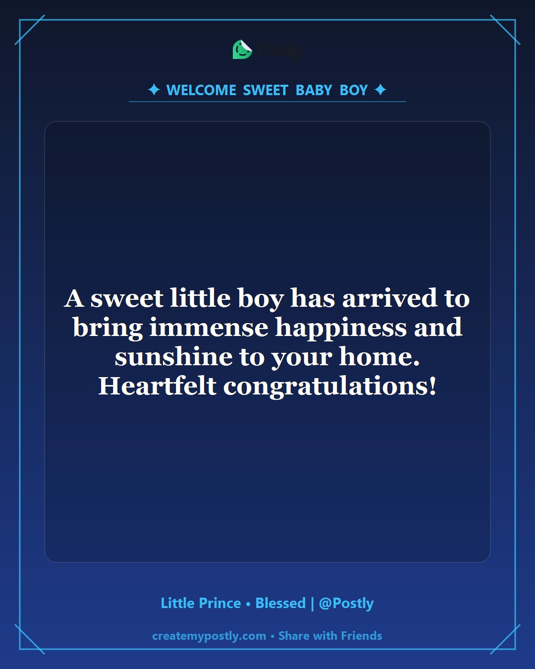 New Born Baby Boy Wishes 3