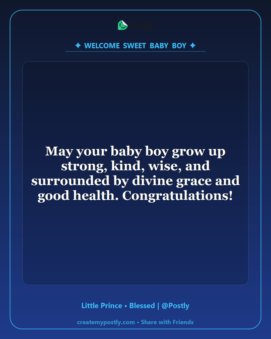 New Born Baby Boy Wishes 4