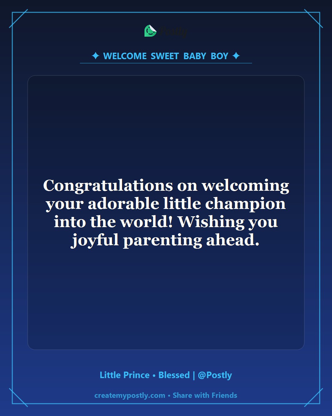 New Born Baby Boy Wishes 7