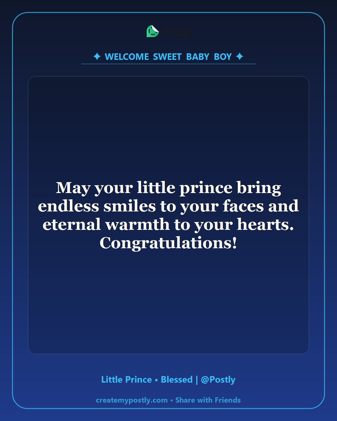 New Born Baby Boy Wishes 8