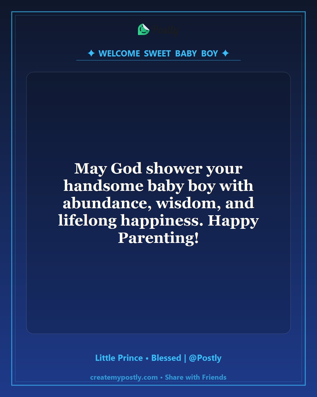New Born Baby Boy Wishes 9