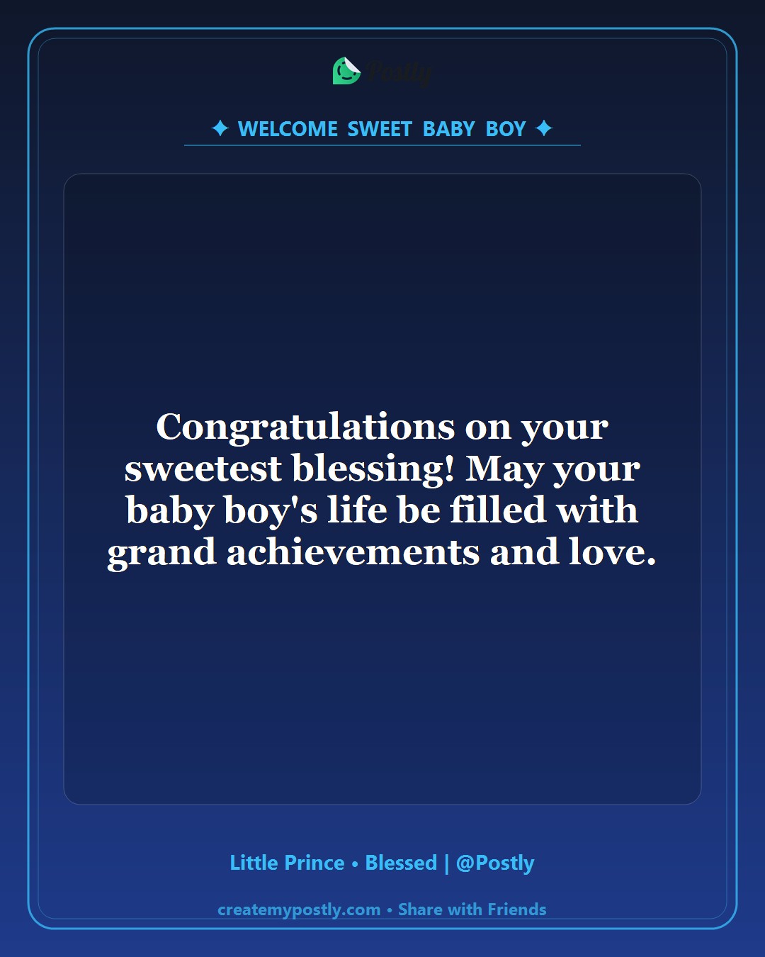 New Born Baby Boy Wishes 10