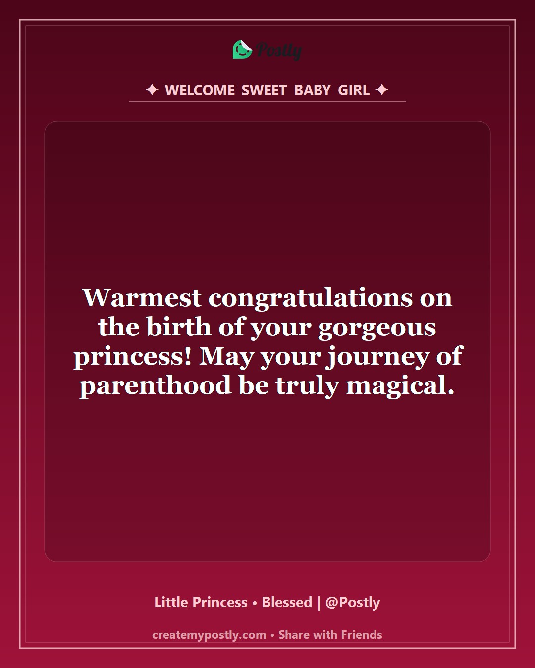New Born Baby Girl Wishes 5