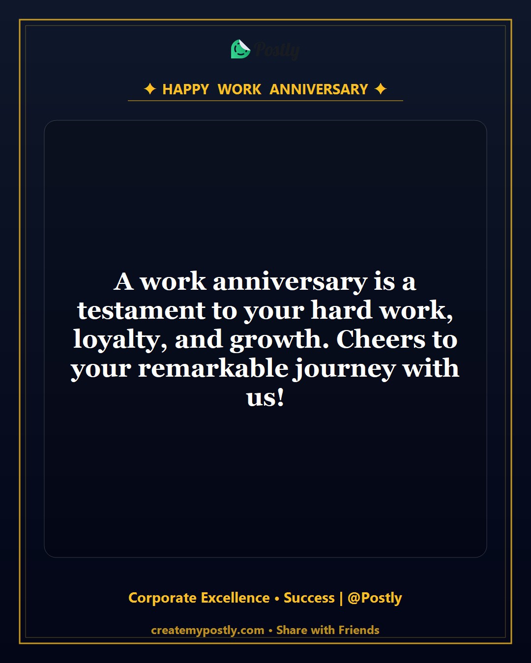 Work Anniversary Wishes 5