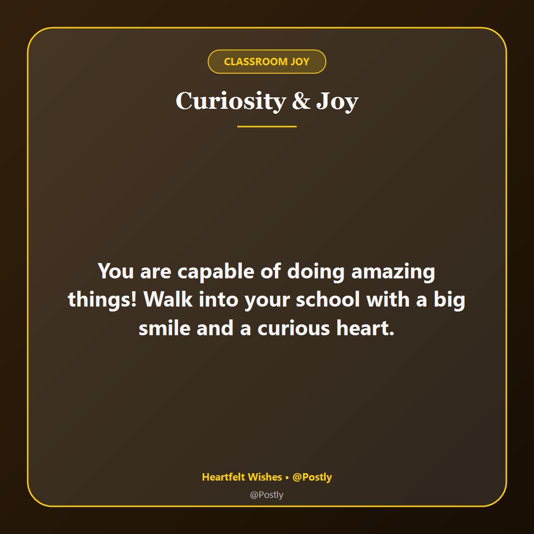 First Day of School Wishes 6