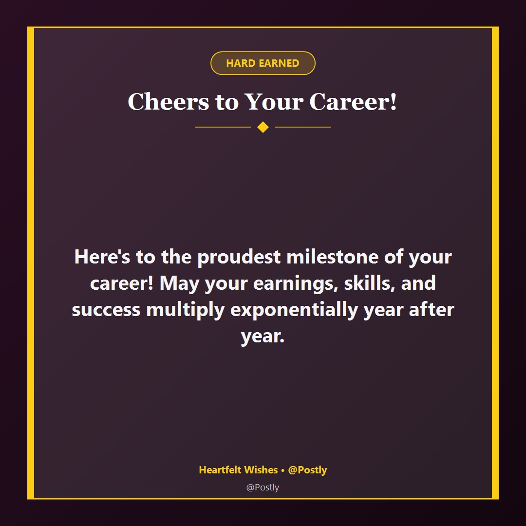 First Salary Celebration Wishes 7