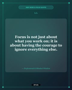 Focus Deep Work Quotes 10