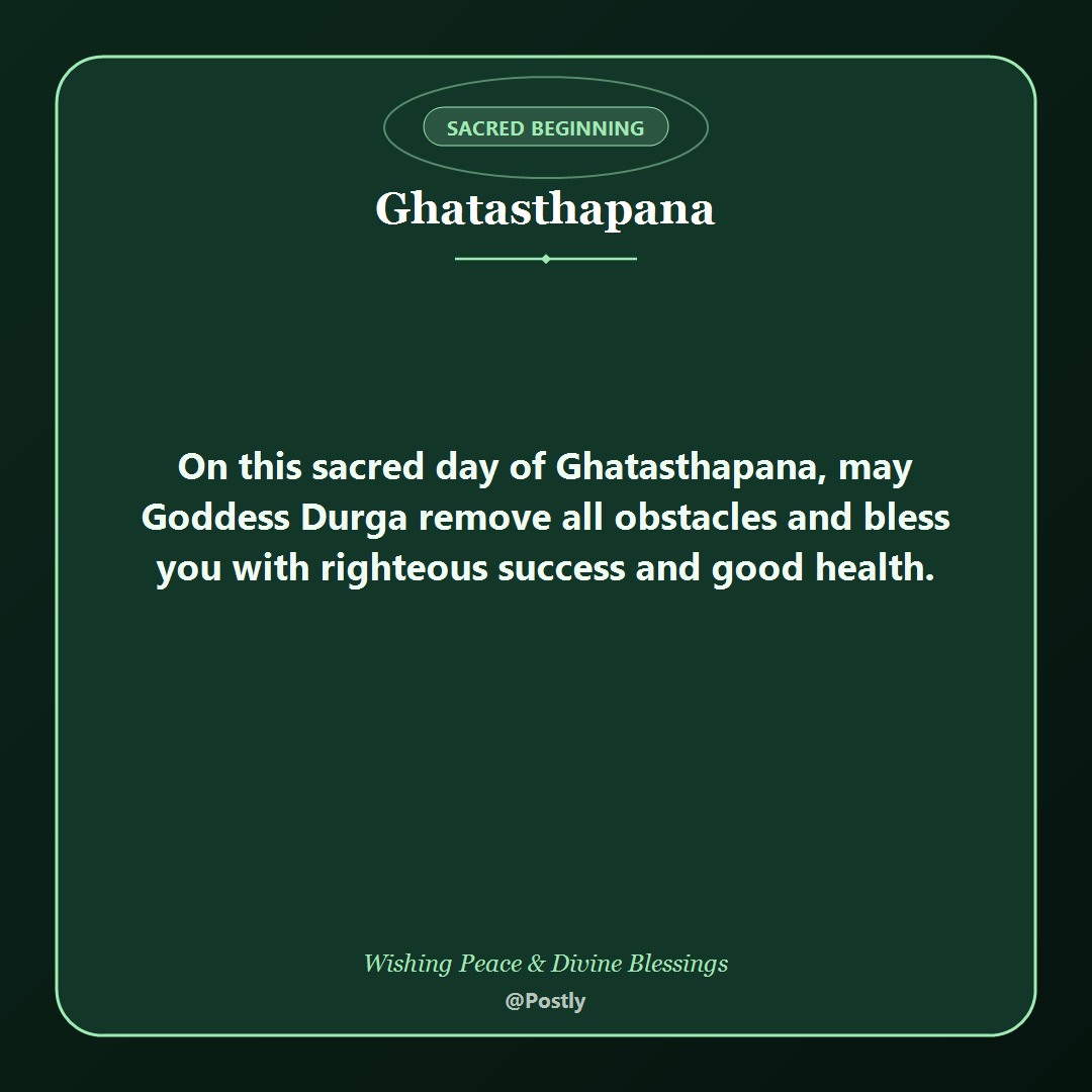 Ghatasthapana Wishes 3