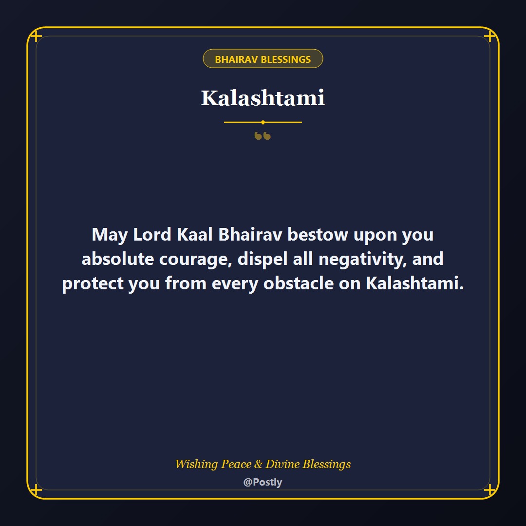 Kalashtami Wishes 1