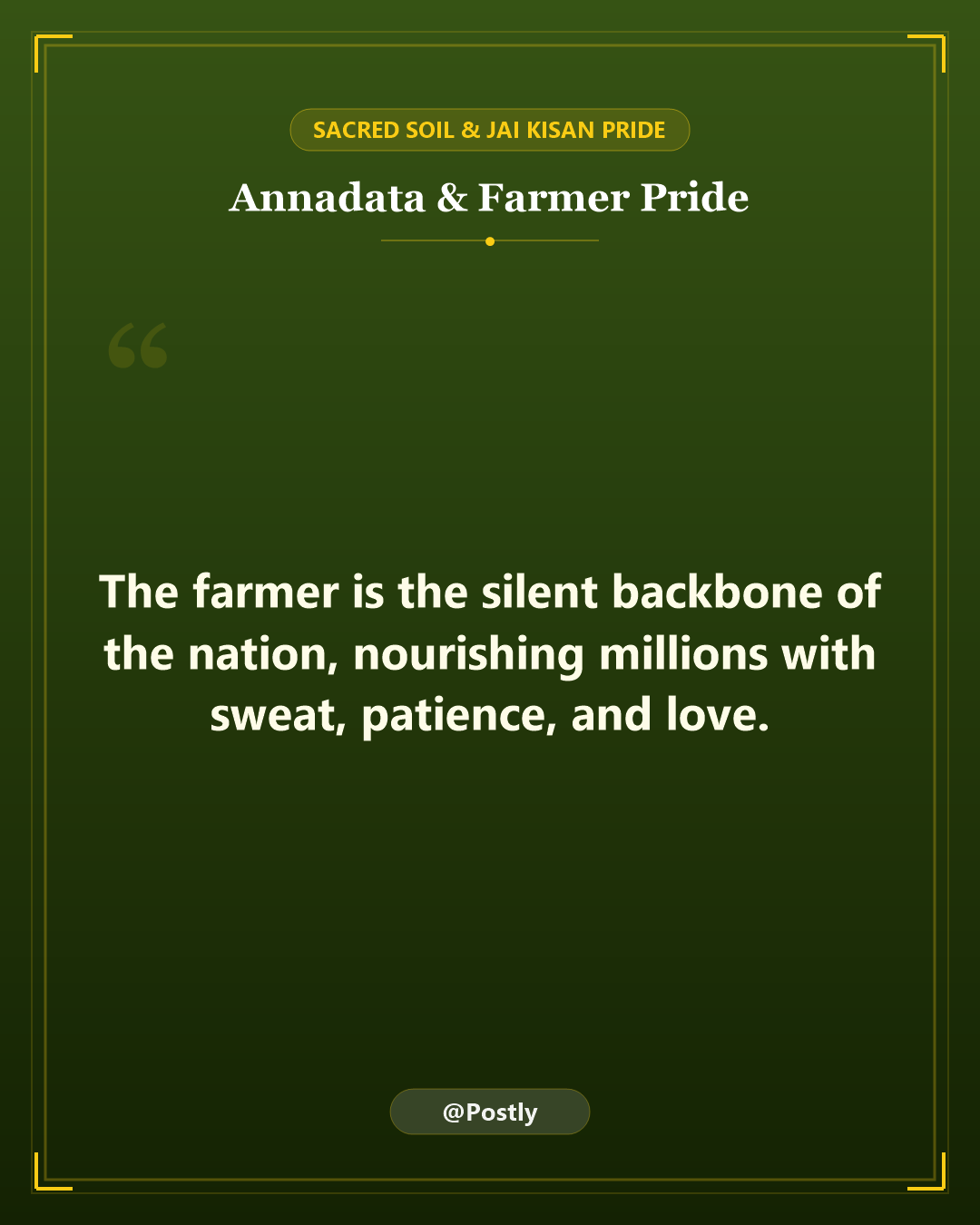 Kisan and Farmer Quotes 1