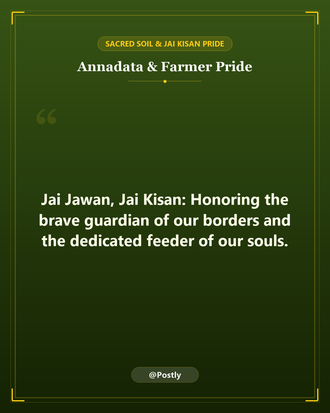 Kisan and Farmer Quotes 2