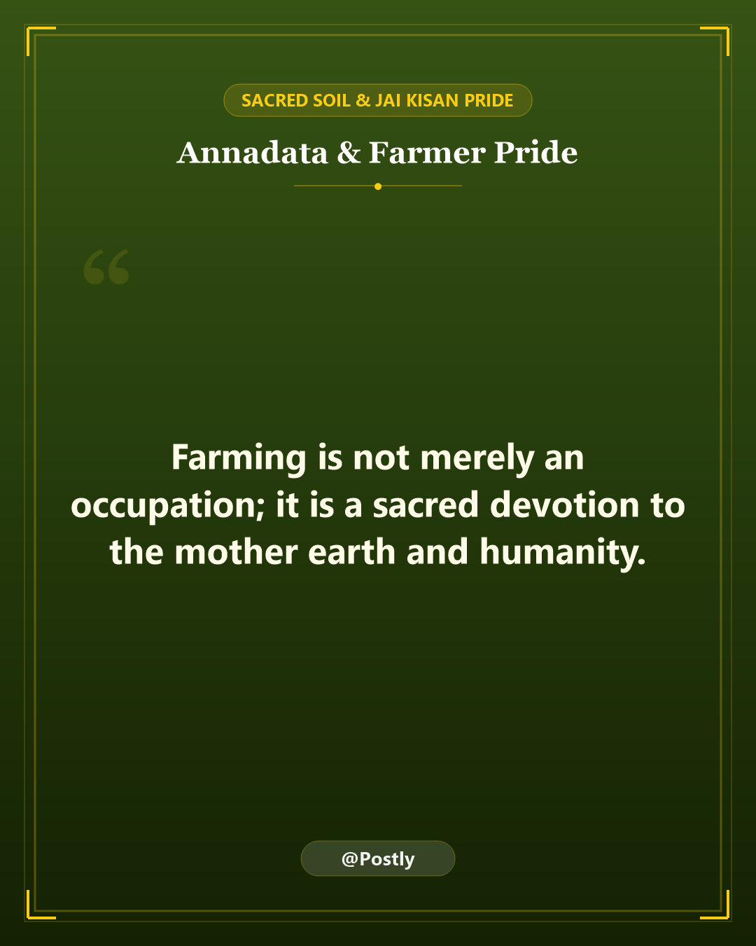 Kisan and Farmer Quotes 3
