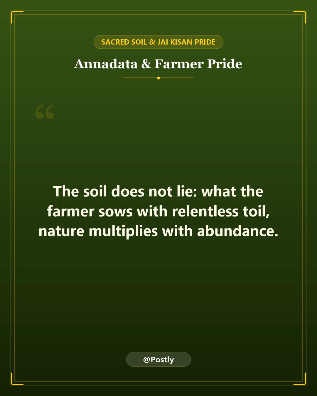 Kisan and Farmer Quotes 5