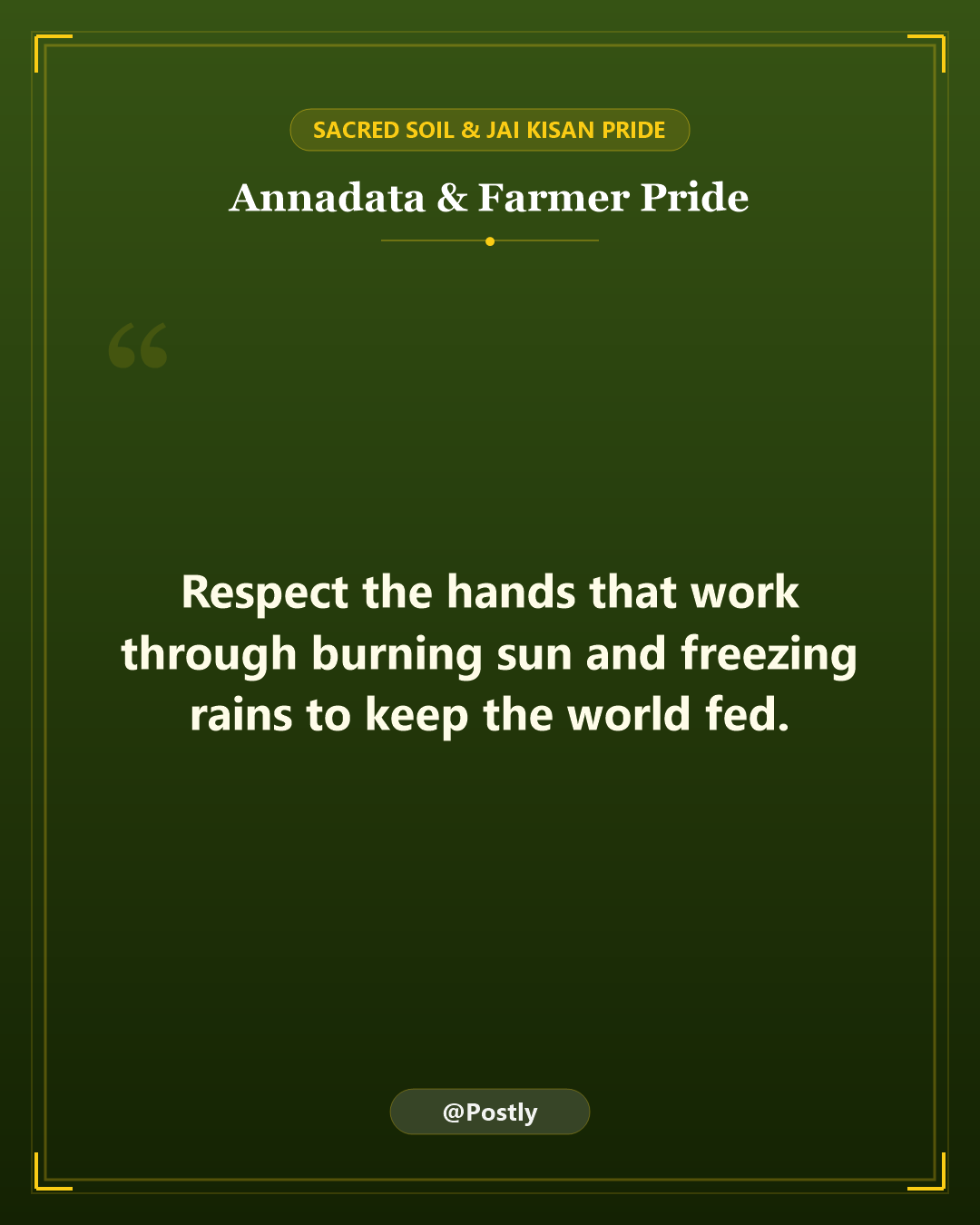 Kisan and Farmer Quotes 6