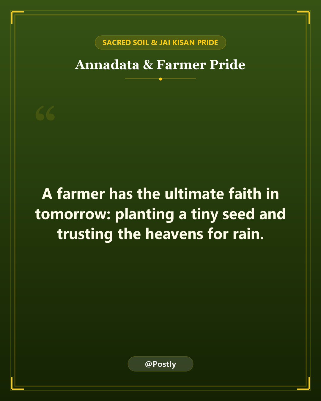 Kisan and Farmer Quotes 7