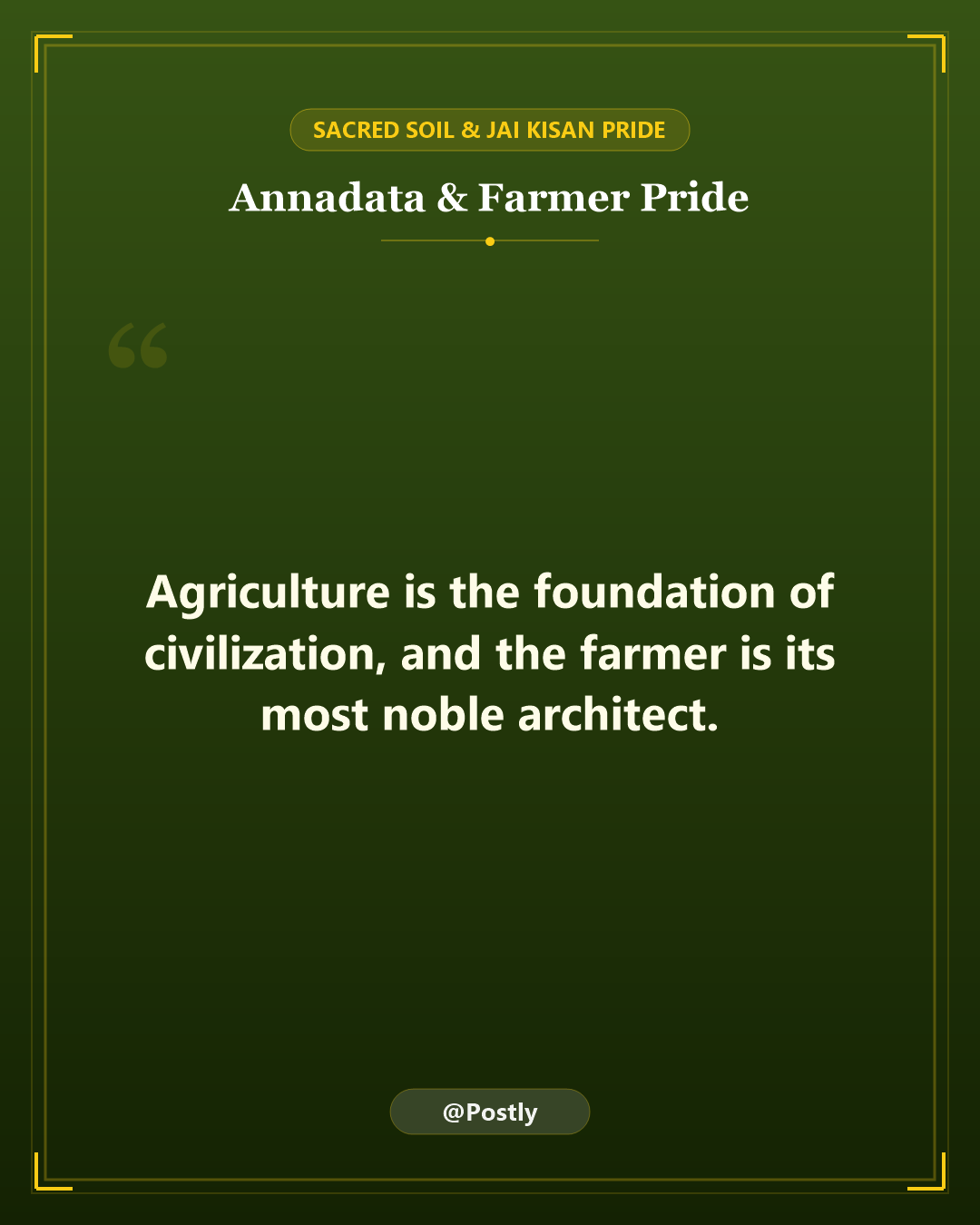 Kisan and Farmer Quotes 8