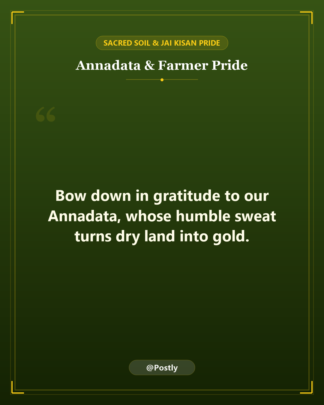 Kisan and Farmer Quotes 10