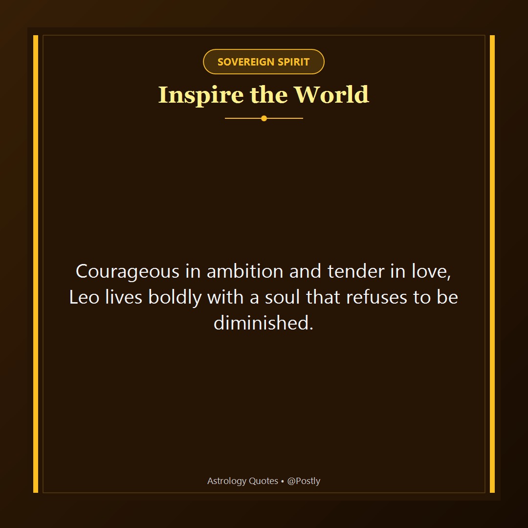 Leo Quotes 7