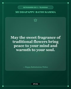 Muddapappu Bathukamma Wishes 8