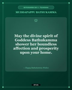 Muddapappu Bathukamma Wishes 10